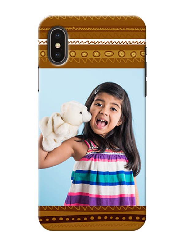Custom iPhone XS Mobile Covers: Friends Picture Upload Design 