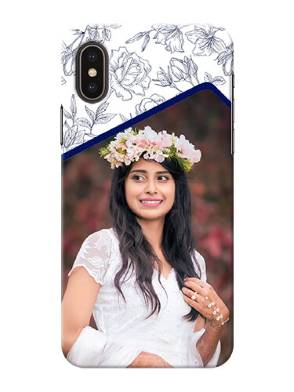 Custom iPhone XS Phone Cases: Premium Floral Design