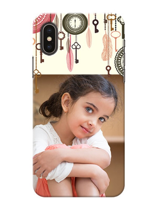Custom iPhone XS Phone Back Covers: Boho Style Design