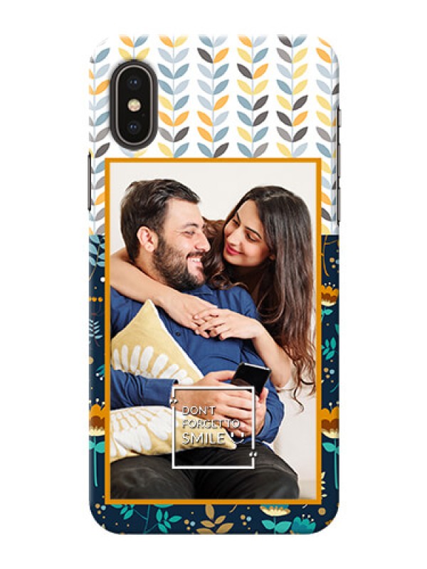 Custom iPhone XS personalised phone covers: Pattern Design