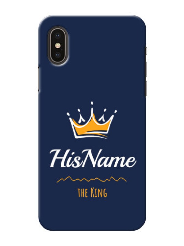 Custom Iphone Xs King Phone Case with Name