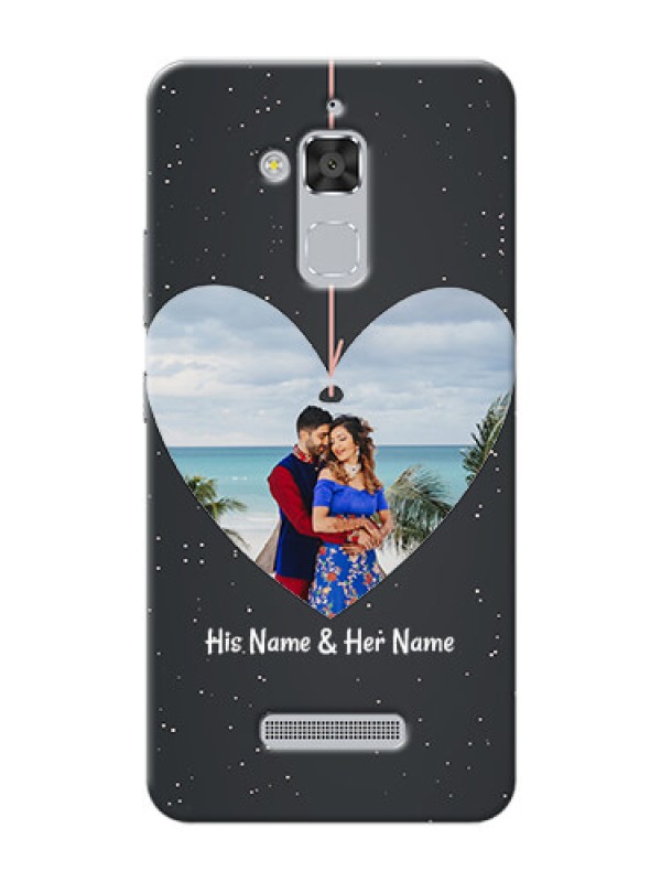 Custom Asus Zenfone 3 Max ZC520TL Hanging Heart Mobile Back Case Design