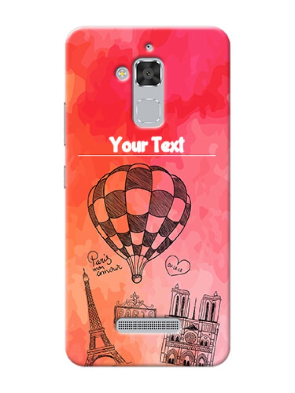 Custom Asus Zenfone 3 Max ZC520TL abstract painting with paris theme Design