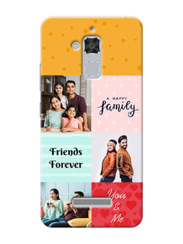 Custom Asus Zenfone 3 Max ZC520TL 4 image holder with multiple quotations Design