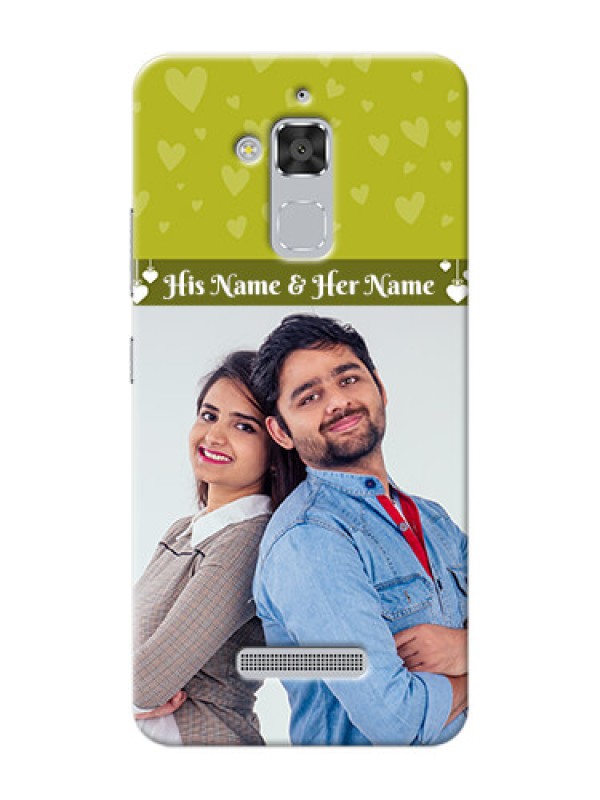 Custom Asus Zenfone 3 Max ZC520TL you and me design with hanging hearts Design