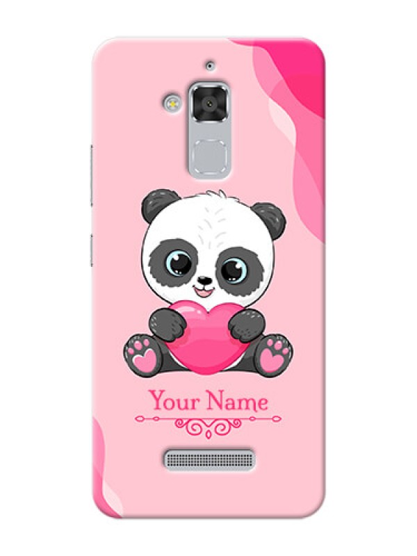 Custom zenfone 3 Max Zc520Tl Mobile Back Covers: Cute Panda Design