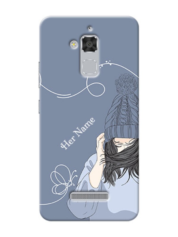 Custom zenfone 3 Max Zc520Tl Custom Mobile Case with Girl in winter outfit Design