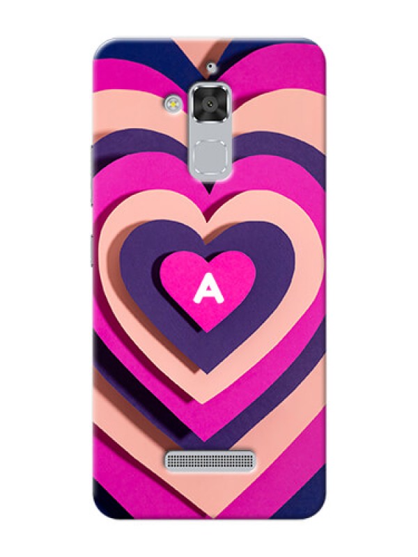 Custom zenfone 3 Max Zc520Tl Custom Mobile Case with Cute Heart Pattern Design
