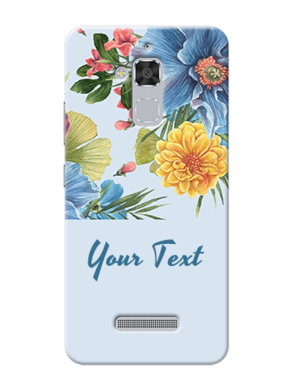 Custom zenfone 3 Max Zc520Tl Custom Phone Cases: Stunning Watercolored Flowers Painting Design