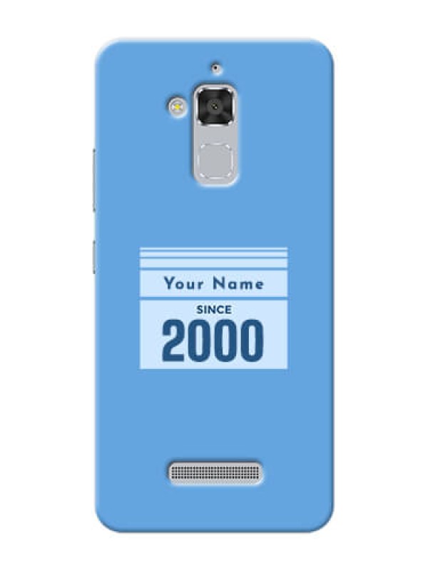 Custom zenfone 3 Max Zc520Tl Mobile Back Covers: Custom Year of birth Design
