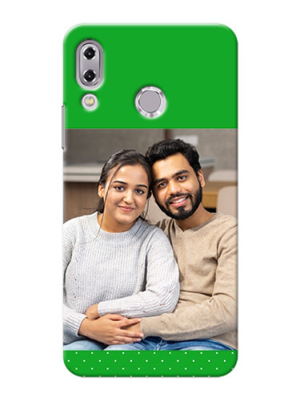 Custom Asus Zenfone 5Z ZS620KL Green And Yellow Pattern Mobile Cover Design