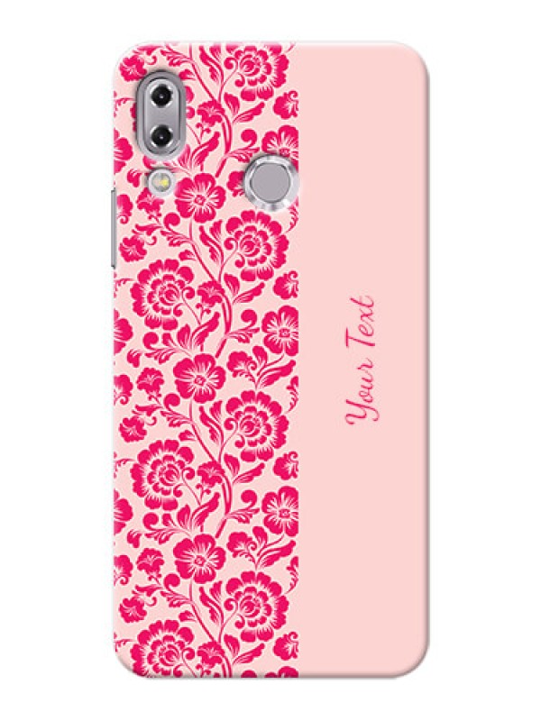 Custom zenfone 5Z Zs620Kl Phone Back Covers: Attractive Floral Pattern Design