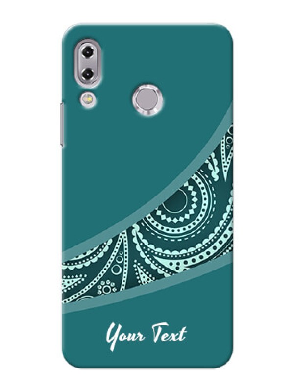 Custom zenfone 5Z Zs620Kl Custom Phone Covers: semi visible floral Design