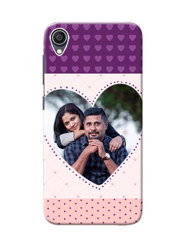 Custom Zenfone Lite L1 Mobile Back Covers: Violet Love Dots Design