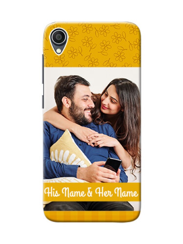 Custom Zenfone Lite L1 mobile phone covers: Yellow Floral Design