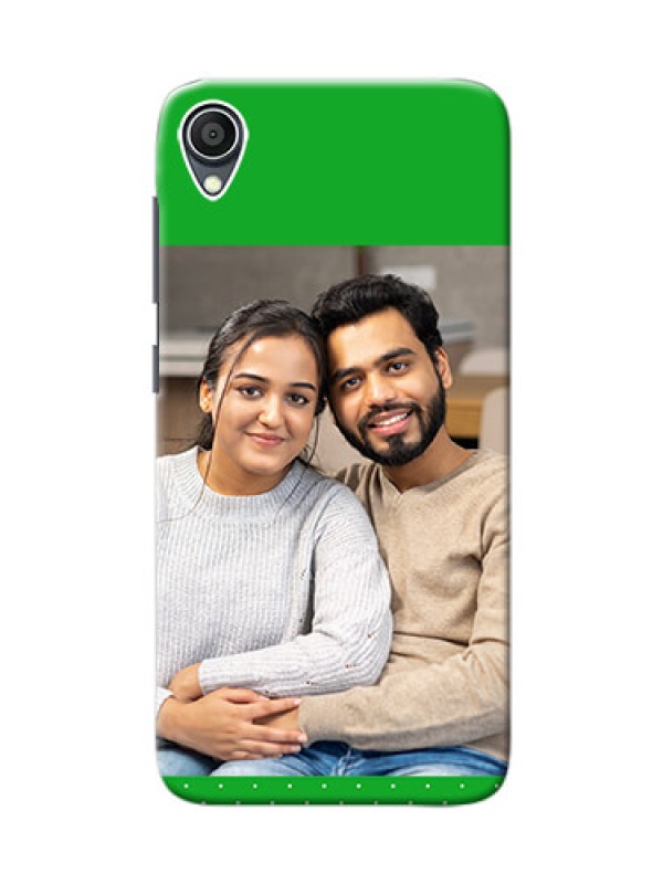 Custom Zenfone Lite L1 Personalised mobile covers: Green Pattern Design