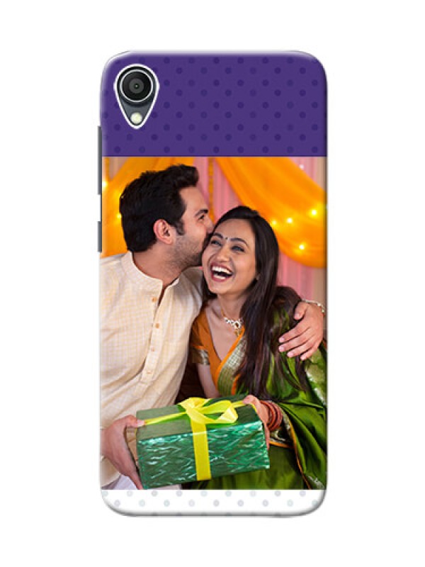 Custom Zenfone Lite L1 mobile phone cases: Violet Pattern Design