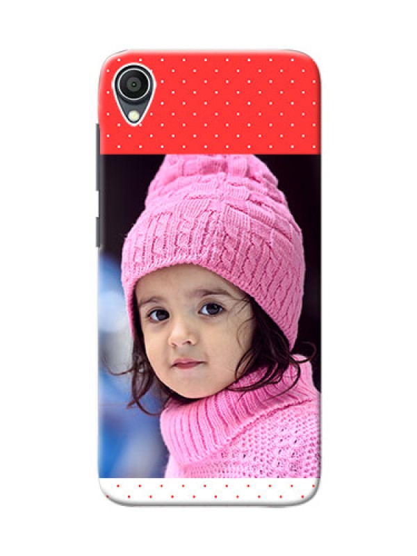 Custom Zenfone Lite L1 personalised phone covers: Red Pattern Design