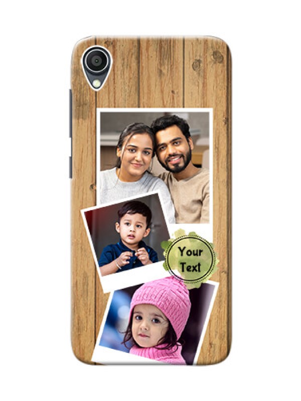 Custom Zenfone Lite L1 Custom Mobile Phone Covers: Wooden Texture Design