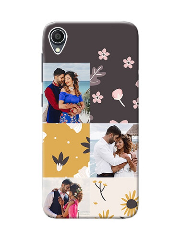 Custom Zenfone Lite L1 phone cases online: 3 Images with Floral Design