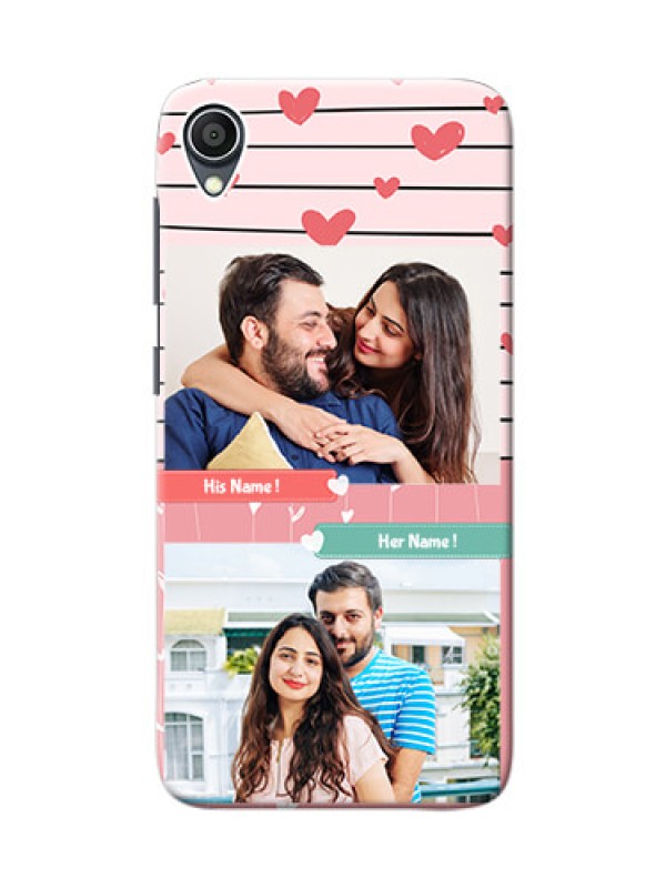 Custom Zenfone Lite L1 custom mobile covers: Photo with Heart Design