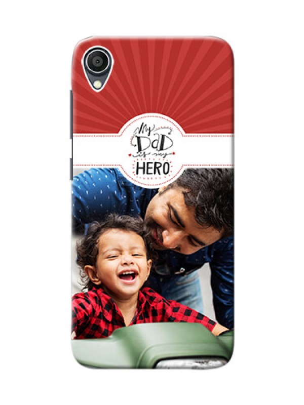 Custom Zenfone Lite L1 custom mobile phone cases: My Dad Hero Design