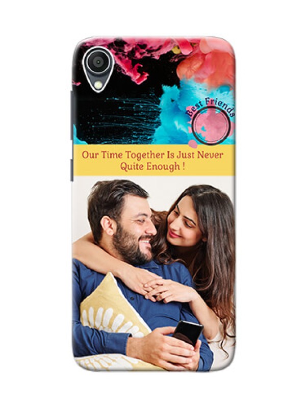 Custom Zenfone Lite L1 Mobile Cases: Quote with Acrylic Painting Design