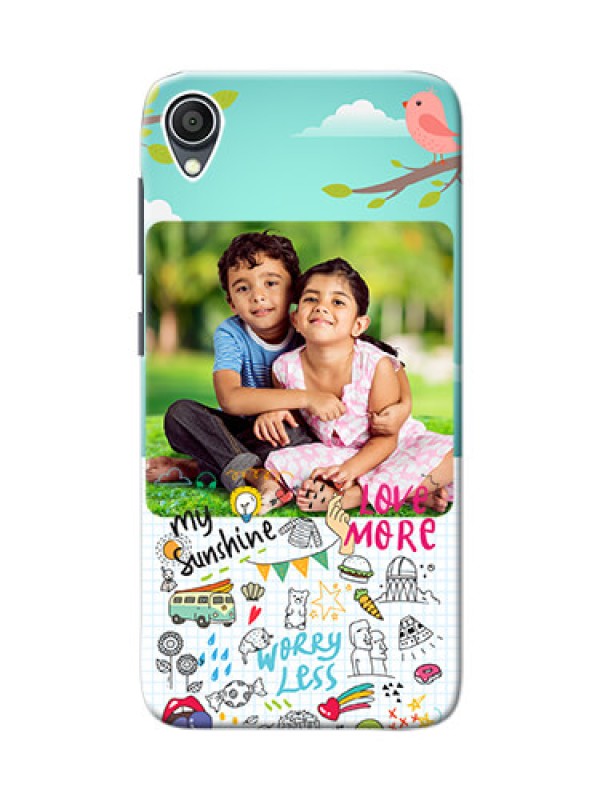 Custom Zenfone Lite L1 phone cases online: Doodle love Design
