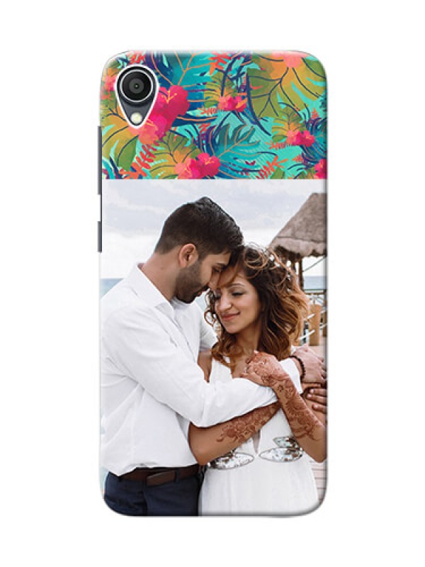 Custom Zenfone Lite L1 Personalized Phone Cases: Watercolor Floral Design