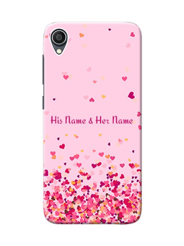 Custom zenfone Lite L1 Phone Back Covers: Floating Hearts Design