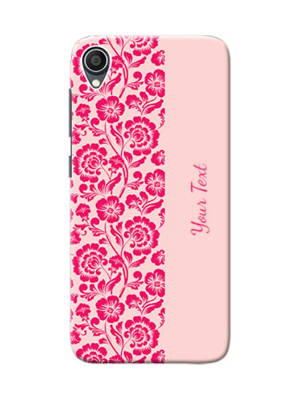 Custom zenfone Lite L1 Phone Back Covers: Attractive Floral Pattern Design
