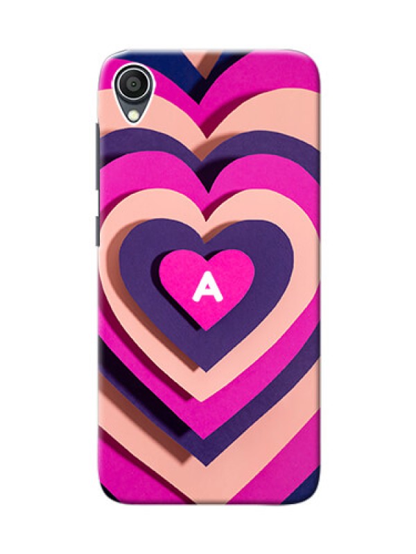 Custom zenfone Lite L1 Custom Mobile Case with Cute Heart Pattern Design