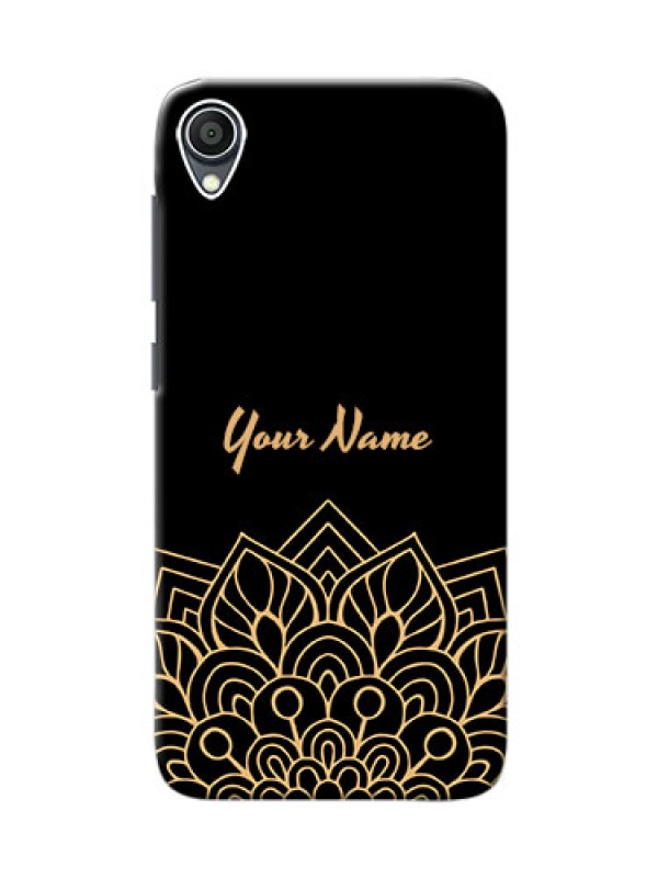 Custom zenfone Lite L1 Back Covers: Golden mandala Design