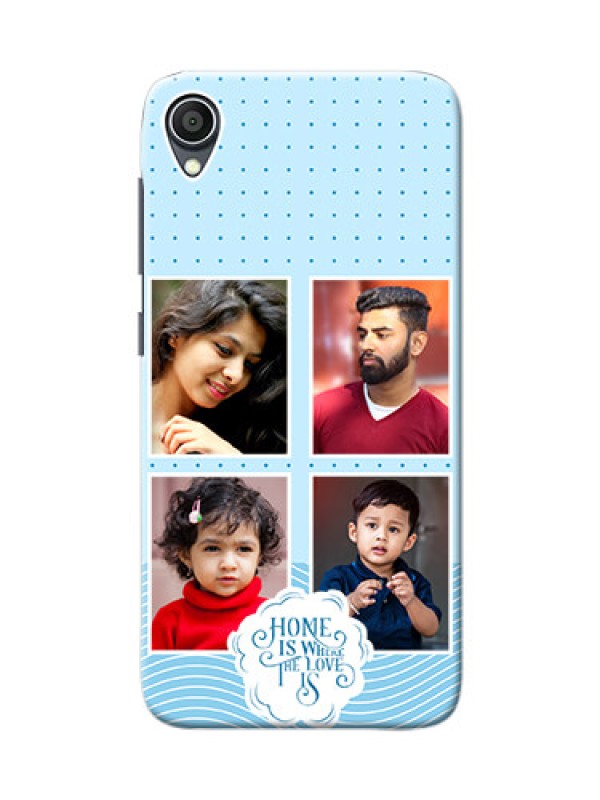 Custom zenfone Lite L1 Custom Phone Covers: Cute love quote with 4 pic upload Design