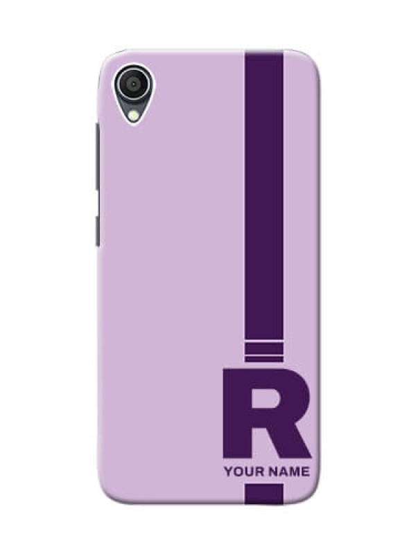 Custom zenfone Lite L1 Custom Phone Covers: Simple dual tone stripe with name Design