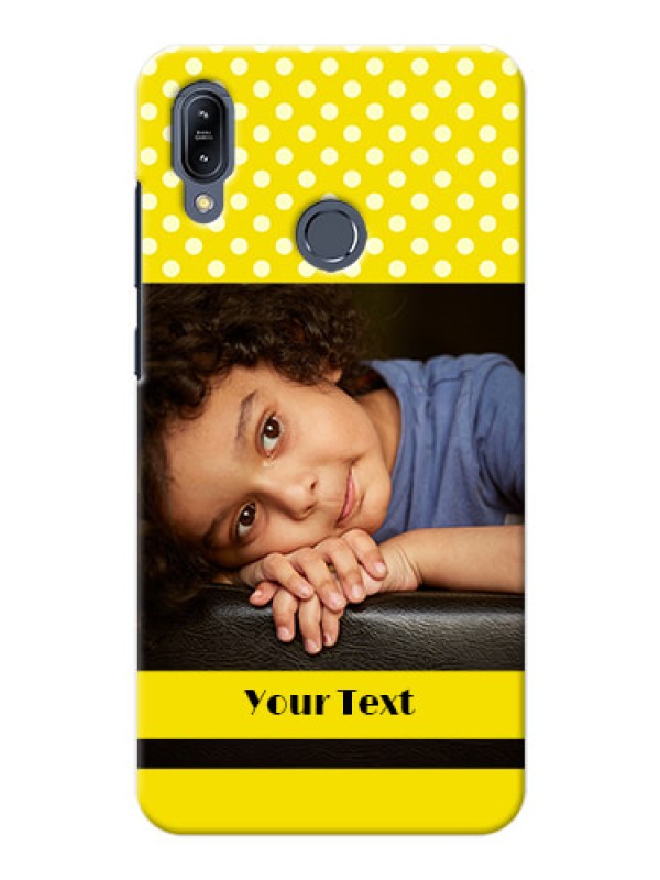 Custom Asus Zenfone Max M2 Custom Mobile Covers: Bright Yellow Case Design
