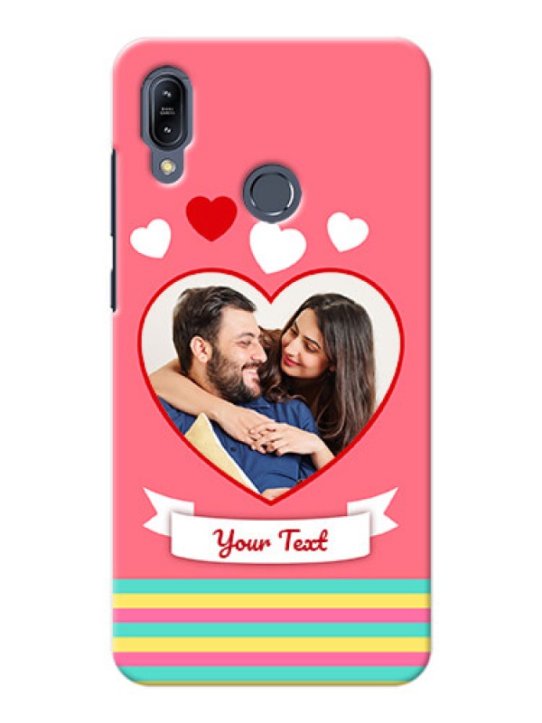 Custom Asus Zenfone Max M2 Personalised mobile covers: Love Doodle Design