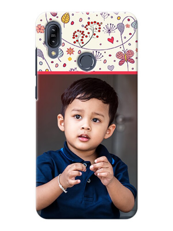 Custom Asus Zenfone Max M2 phone back covers: Premium Floral Design