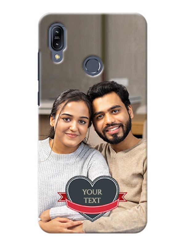 Custom Asus Zenfone Max M2 mobile back covers online: Just Married Couple Design