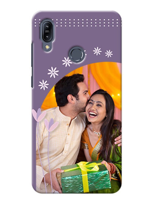 Custom Asus Zenfone Max M2 Phone covers for girls: lavender flowers design 