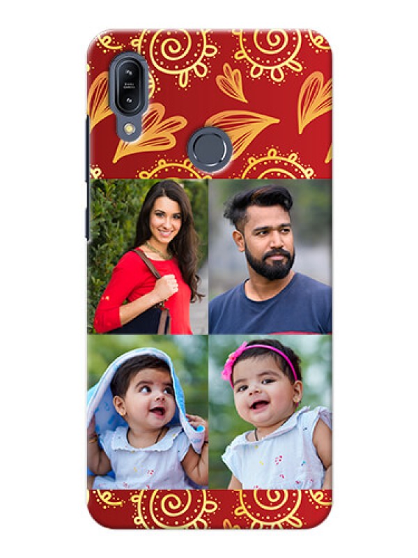 Custom Asus Zenfone Max M2 Mobile Phone Cases: 4 Image Traditional Design
