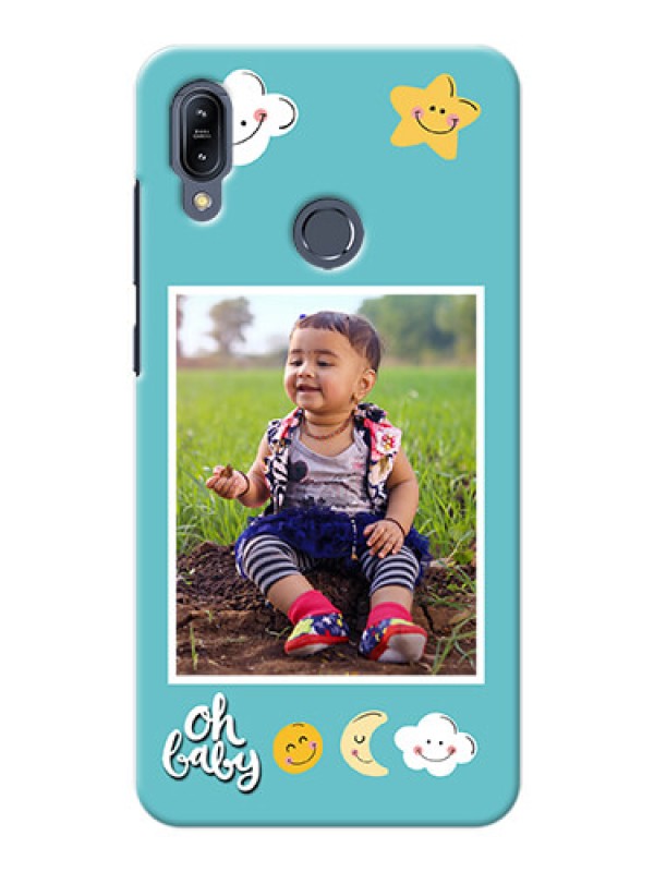Custom Asus Zenfone Max M2 Personalised Phone Cases: Smiley Kids Stars Design