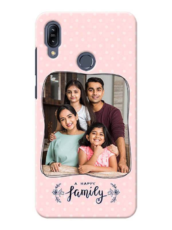 Custom Asus Zenfone Max M2 Personalized Phone Cases: Family with Dots Design