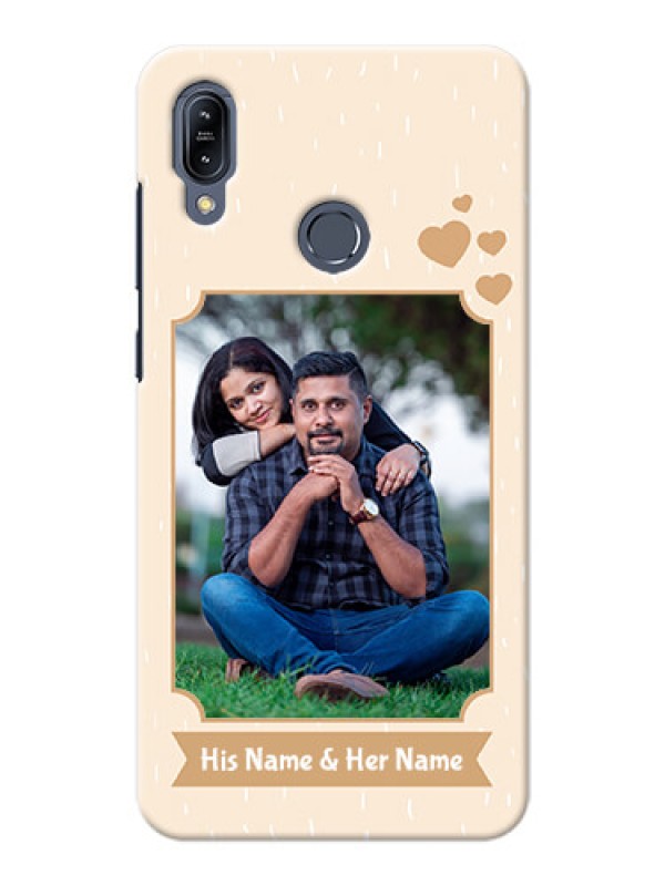Custom Asus Zenfone Max M2 mobile phone cases with confetti love design 