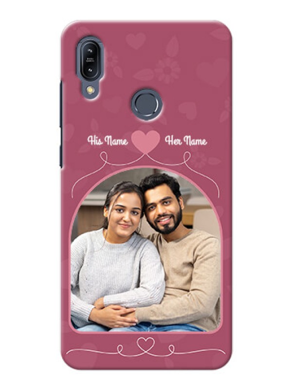 Custom Asus Zenfone Max M2 mobile phone covers: Love Floral Design