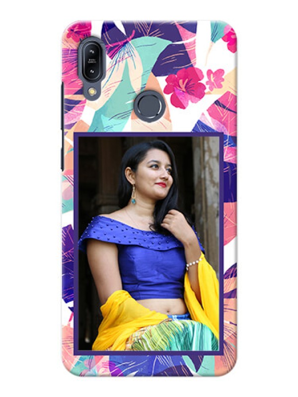Custom Asus Zenfone Max M2 Personalised Phone Cases: Abstract Floral Design