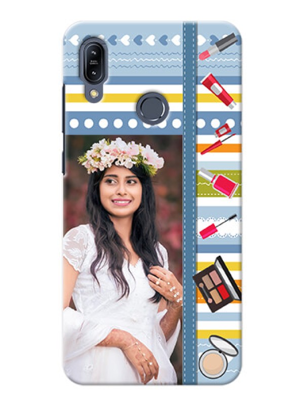 Custom Asus Zenfone Max M2 Personalized Mobile Cases: Makeup Icons Design