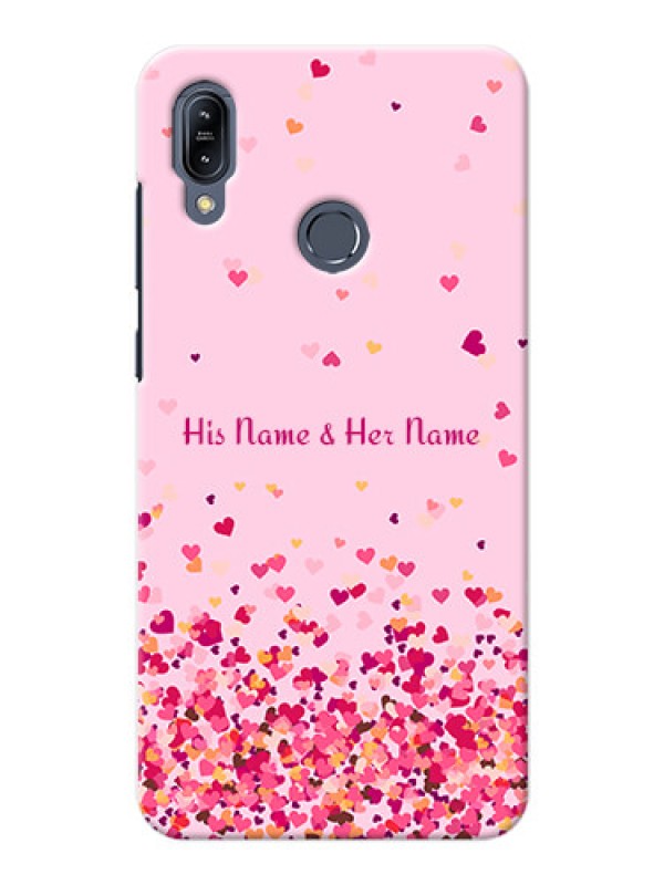 Custom zenfone Max M2 Zb632Kl Phone Back Covers: Floating Hearts Design