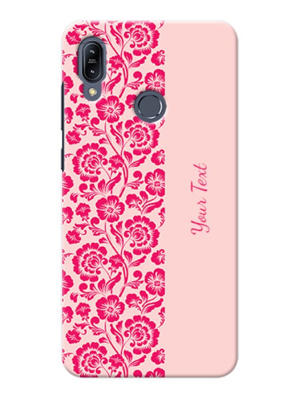 Custom zenfone Max M2 Zb632Kl Phone Back Covers: Attractive Floral Pattern Design