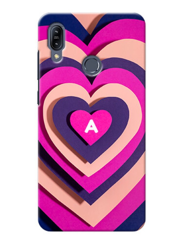 Custom zenfone Max M2 Zb632Kl Custom Mobile Case with Cute Heart Pattern Design